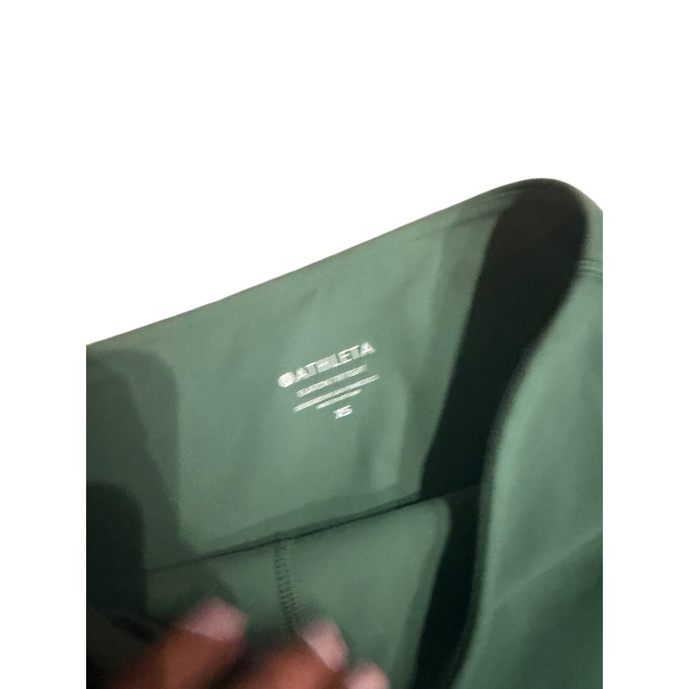 Athleta Elation‎ High Rise Powervita 7/8 Green Performance Leggings XS - Picture 3 of 3